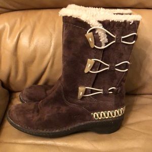 Ugh brown mid booties 7